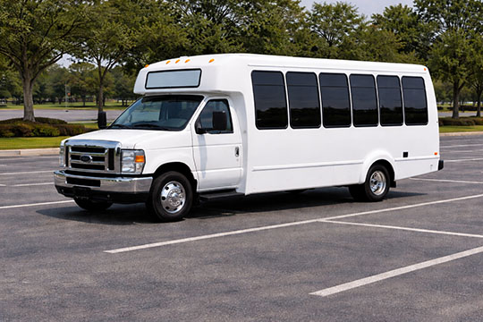 20-passenger minibus available for charter in Brenham, TX
